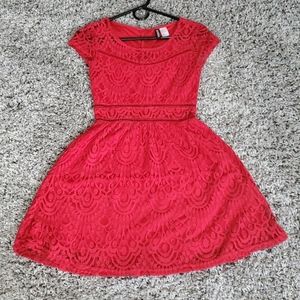 H&M Red dress size 2